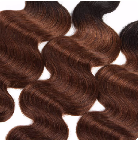 T1B/4# Ombre Dark Brown Body Wave